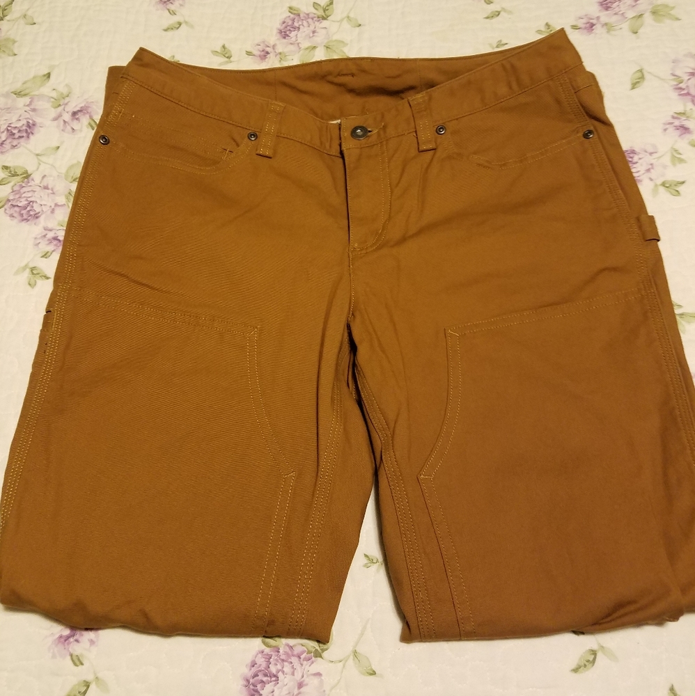 Duluth Fortiflex Firehose Skinny Leg Pants Khaki